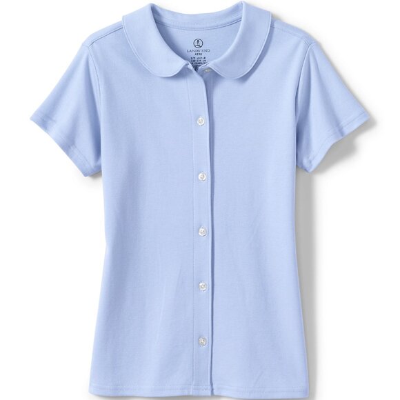 Lands' End Women's Peter Pan Collar Polo, NWT - Picture 1 of 1